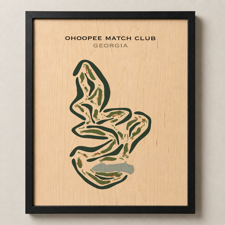 Ohoopee Match Club, Georgia - Printed Golf Courses