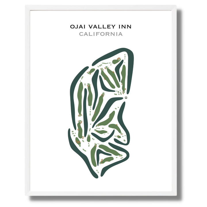 Ojai Valley Inn, California - Printed Golf Courses