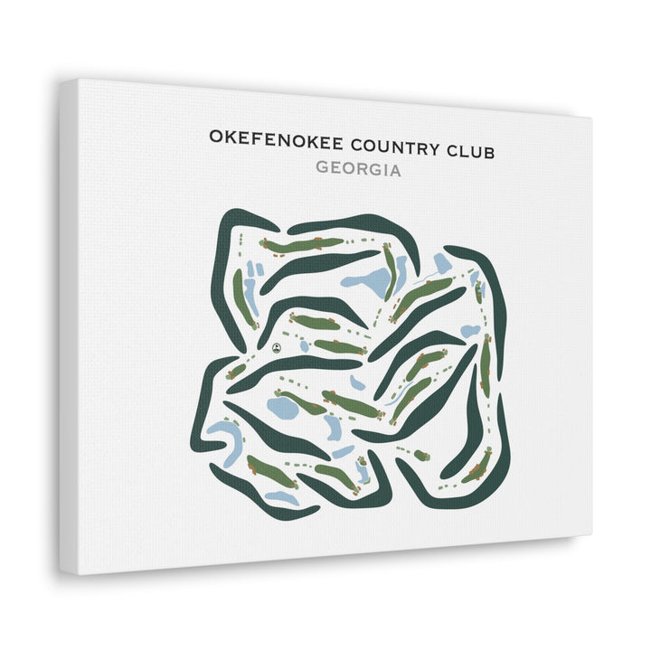 Okefenokee Country Club, Georgia - Printed Golf Courses