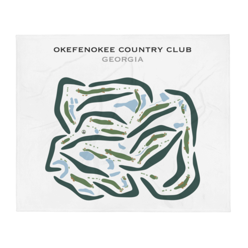 Okefenokee Country Club, Georgia - Printed Golf Courses