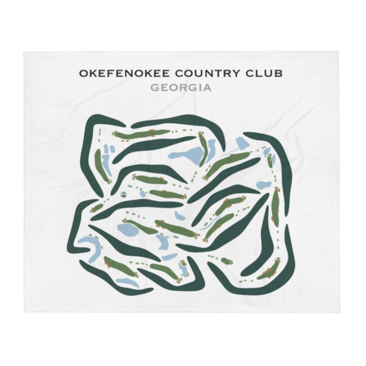 Okefenokee Country Club, Georgia - Printed Golf Courses