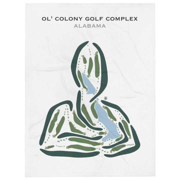 Ol’ Colony Golf Complex, Alabama - Printed Golf Courses