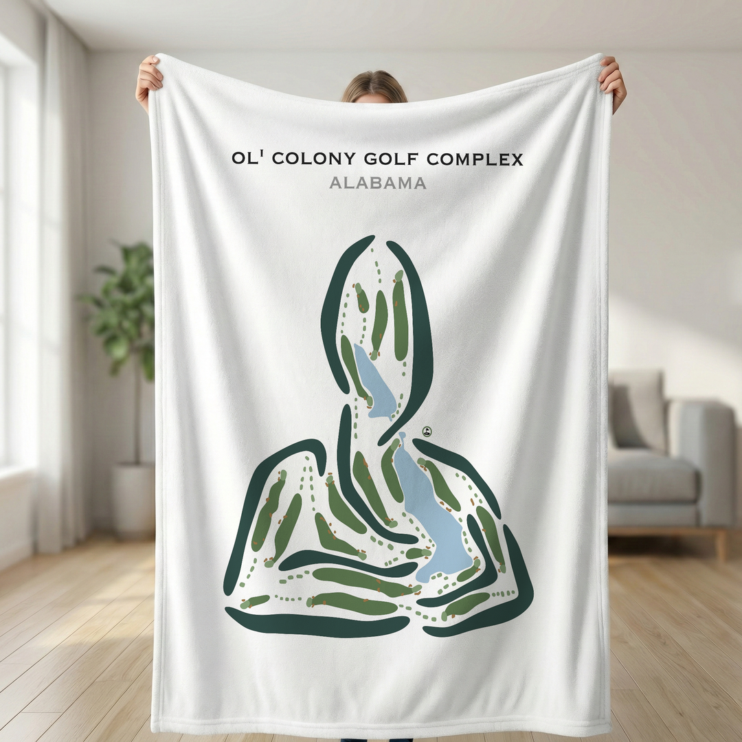 Ol’ Colony Golf Complex, Alabama - Printed Golf Courses