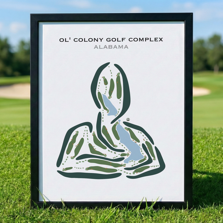 Ol’ Colony Golf Complex, Alabama - Printed Golf Courses