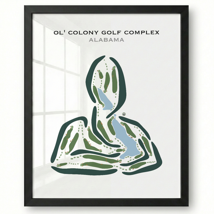Ol’ Colony Golf Complex, Alabama - Printed Golf Courses
