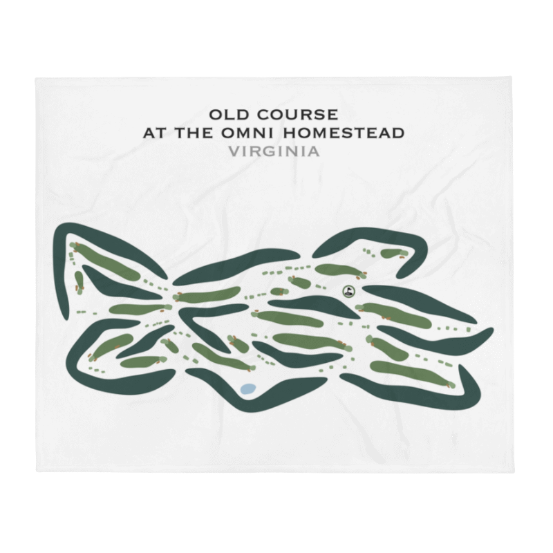 Old Course at The Omni Homestead, Virginia - Printed Golf Courses