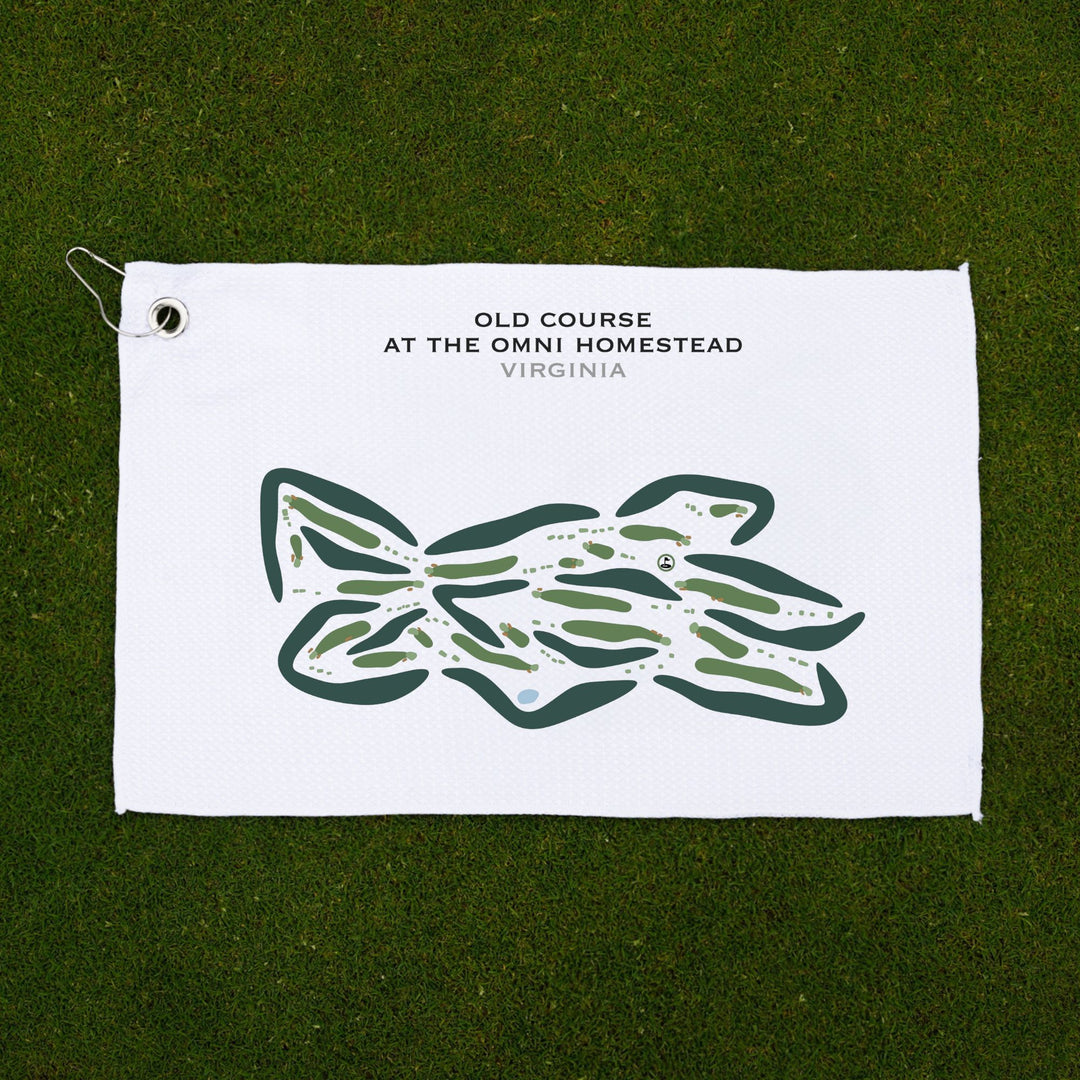 Old Course at The Omni Homestead, Virginia - Printed Golf Courses
