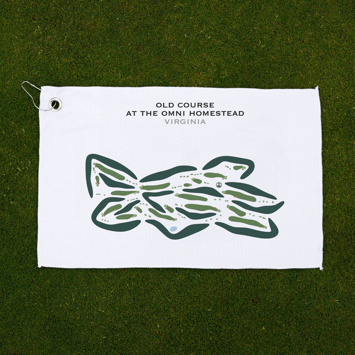 Old Course at The Omni Homestead, Virginia - Printed Golf Courses
