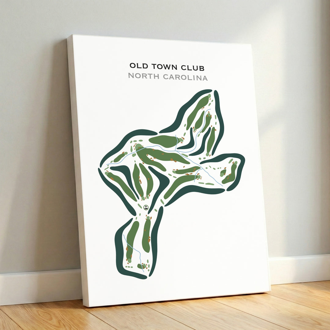 Old Town Club, North Carolina - Printed Golf Courses