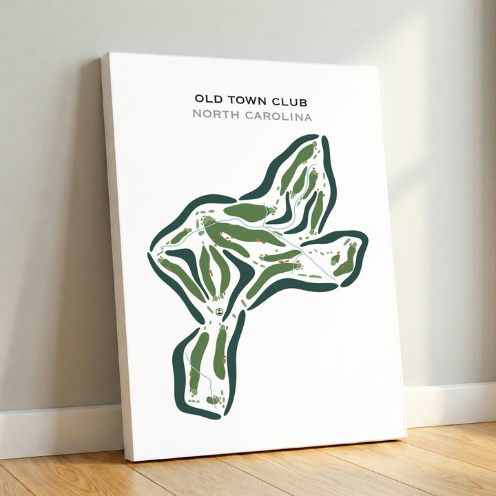 Old Town Club, North Carolina - Printed Golf Courses