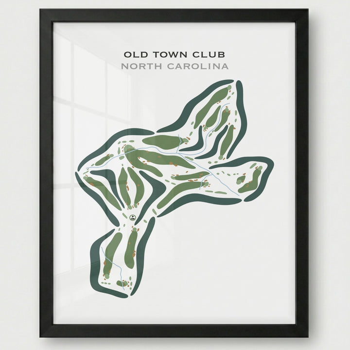 Old Town Club, North Carolina - Printed Golf Courses