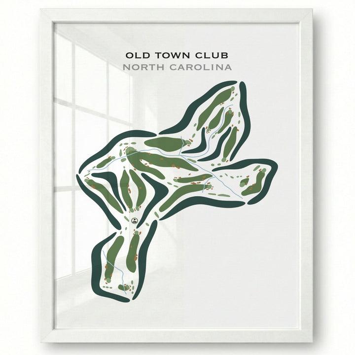 Old Town Club, North Carolina - Printed Golf Courses