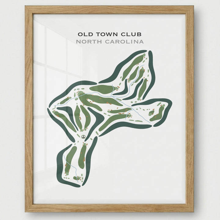 Old Town Club, North Carolina - Printed Golf Courses