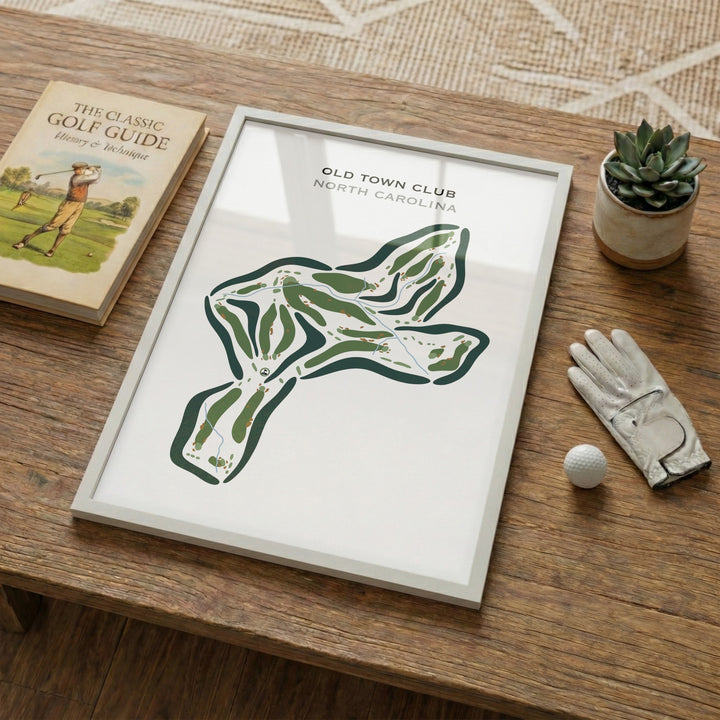 Old Town Club, North Carolina - Printed Golf Courses