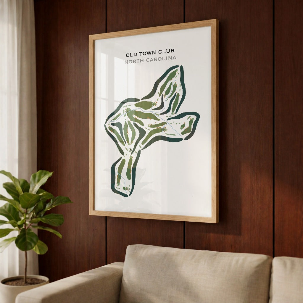 Old Town Club, North Carolina - Printed Golf Courses