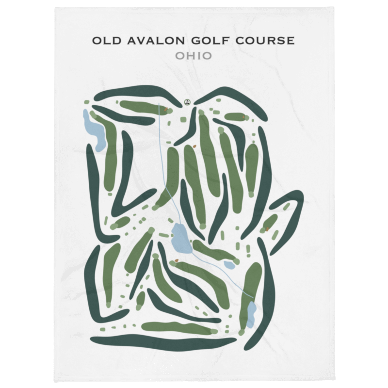 Old Avalon Golf Course, Ohio - Printed Golf Courses