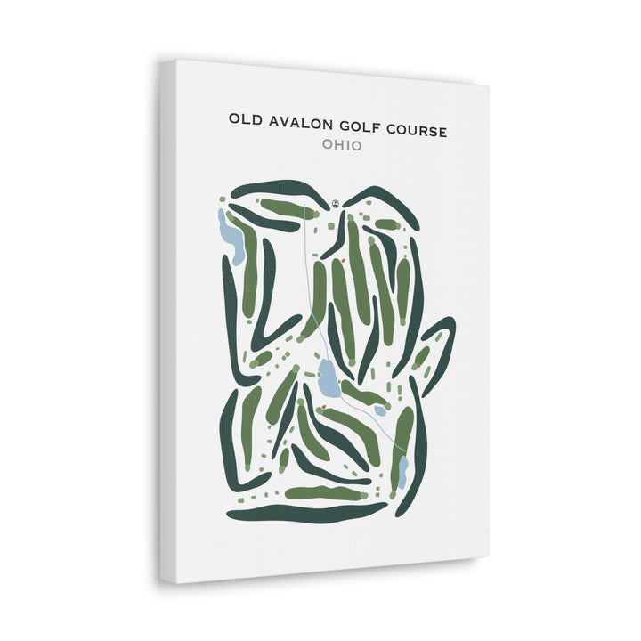 Old Avalon Golf Course, Ohio - Printed Golf Courses