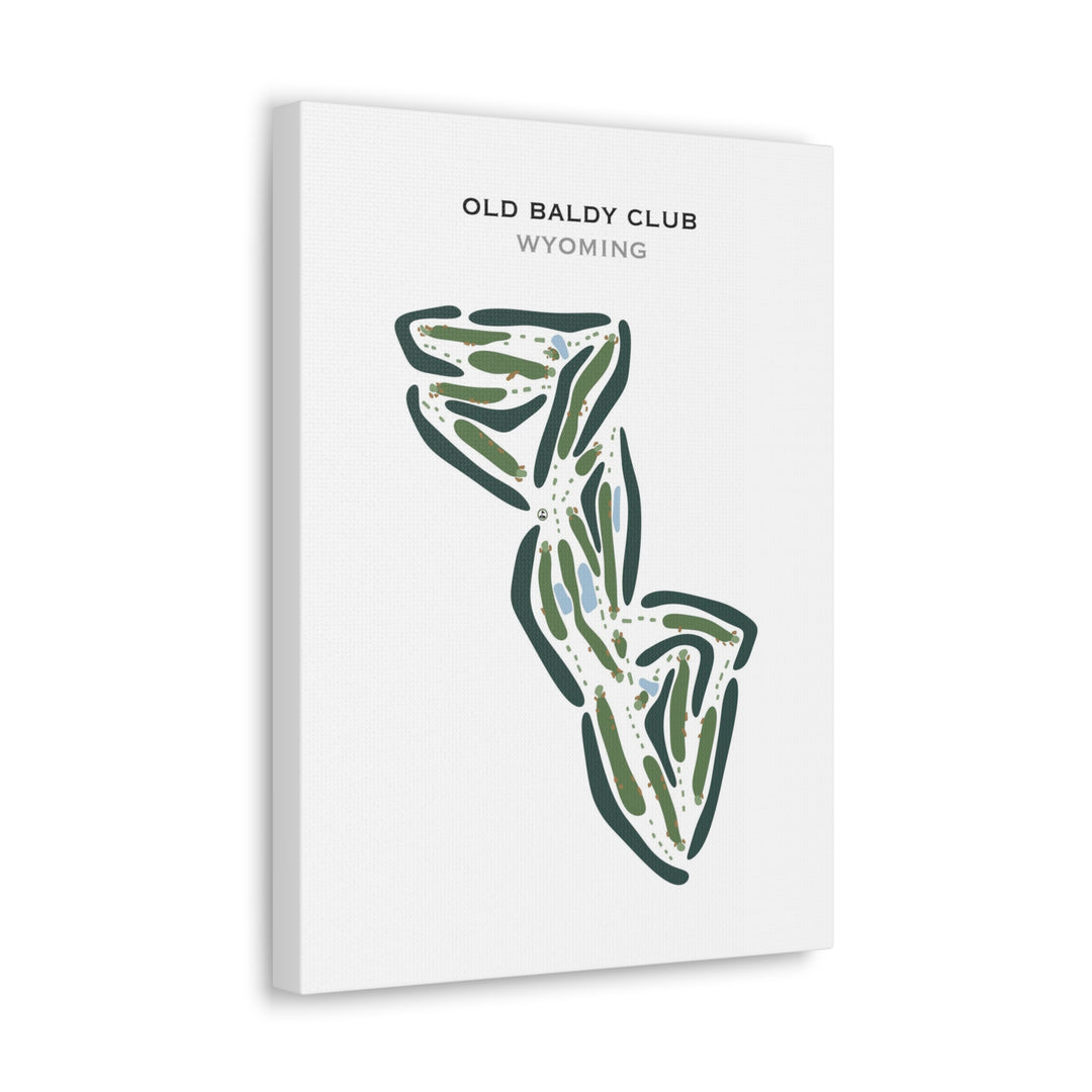 Old Baldy Club, Wyoming - Printed Golf Courses