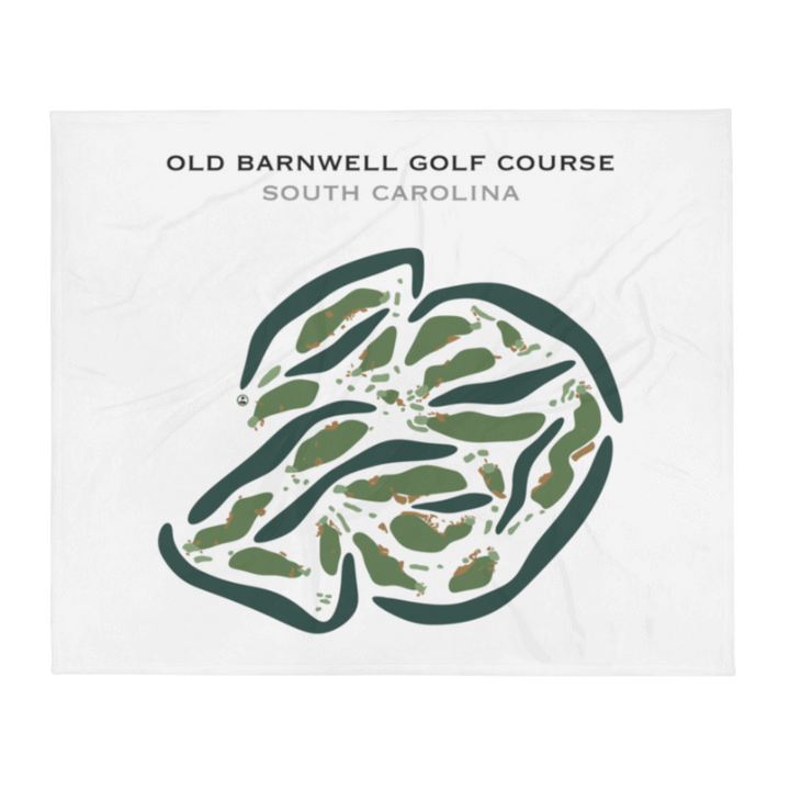 Old Barnwell Golf Course, South Carolina - Printed Golf Courses