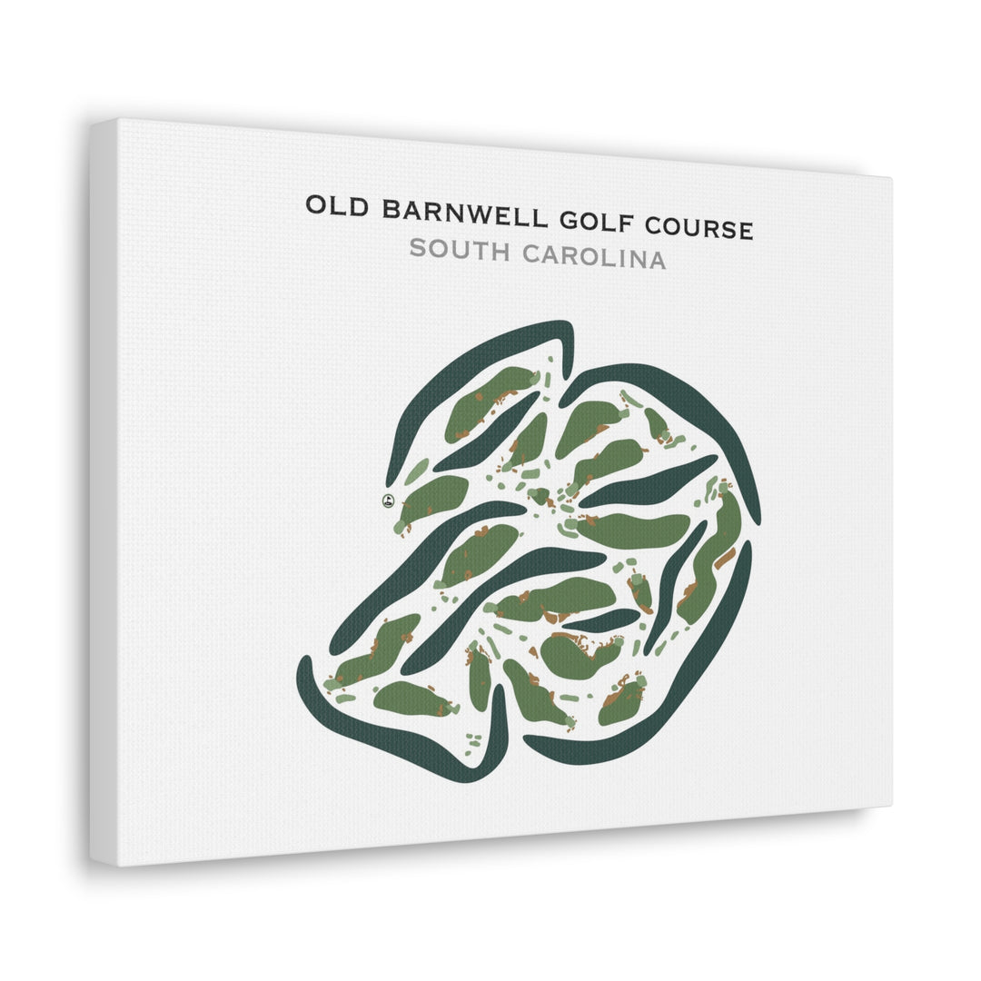 Old Barnwell Golf Course, South Carolina - Printed Golf Courses