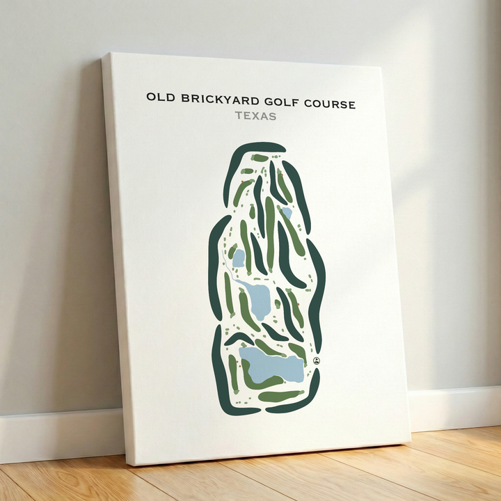 Old Brickyard Golf Course, Texas - Printed Golf Courses
