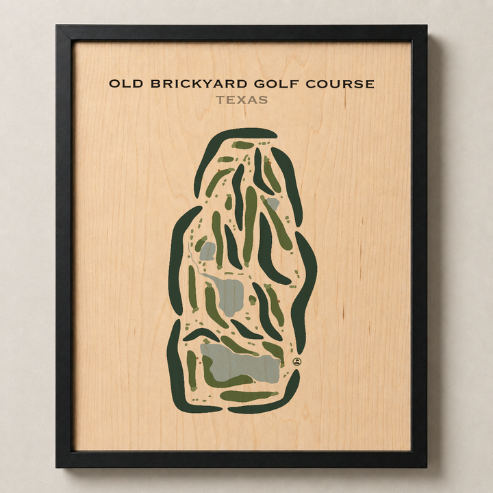 Old Brickyard Golf Course, Texas - Printed Golf Courses