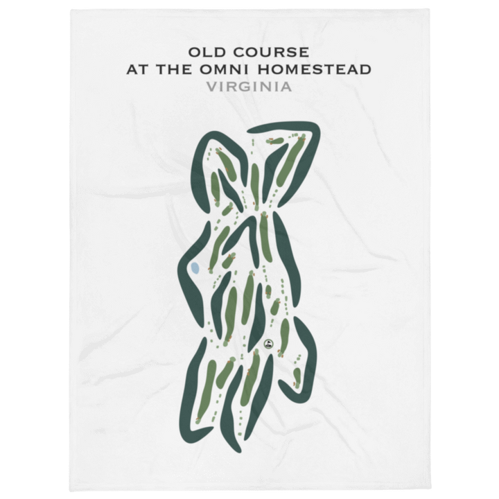 Old Course at The Omni Homestead, Virginia - Printed Golf Courses