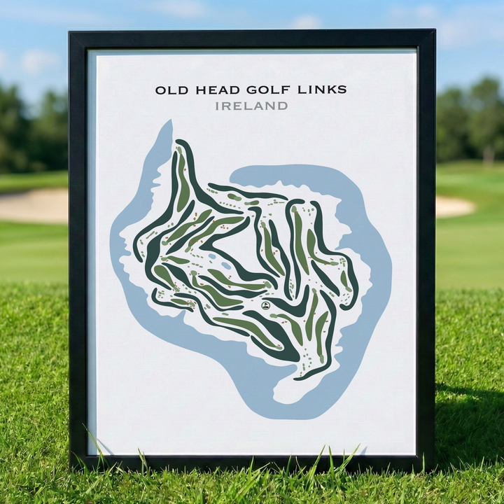 Old Head Golf Links, Ireland - Printed Golf Courses