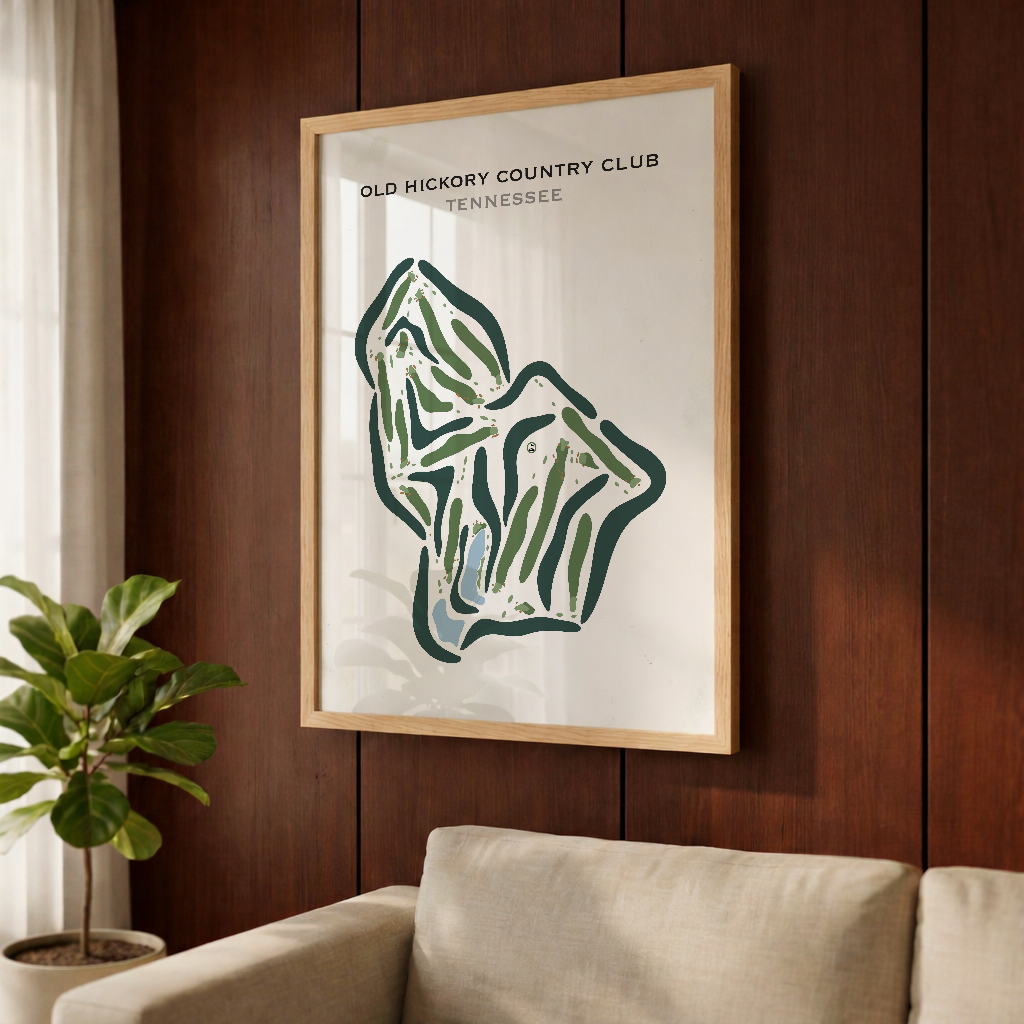 Old Hickory Country Club, Tennessee - Printed Golf Courses
