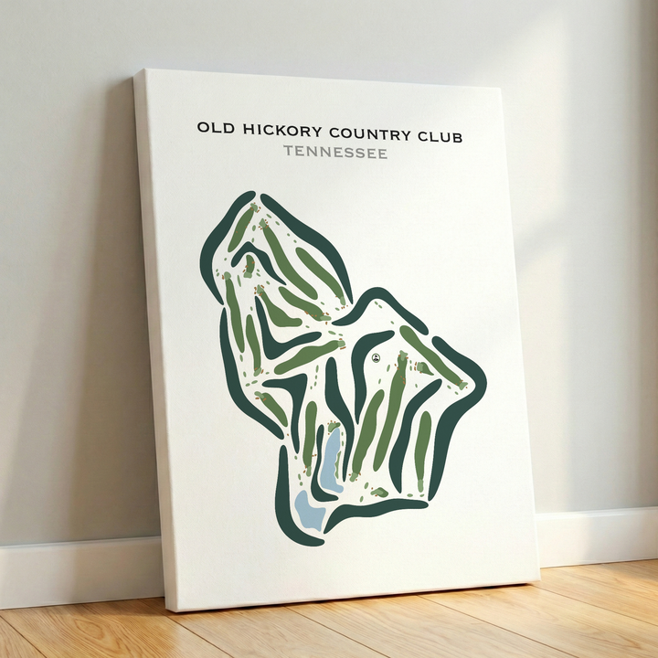 Old Hickory Country Club, Tennessee - Printed Golf Courses