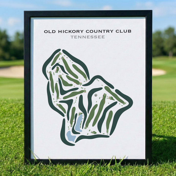 Old Hickory Country Club, Tennessee - Printed Golf Courses