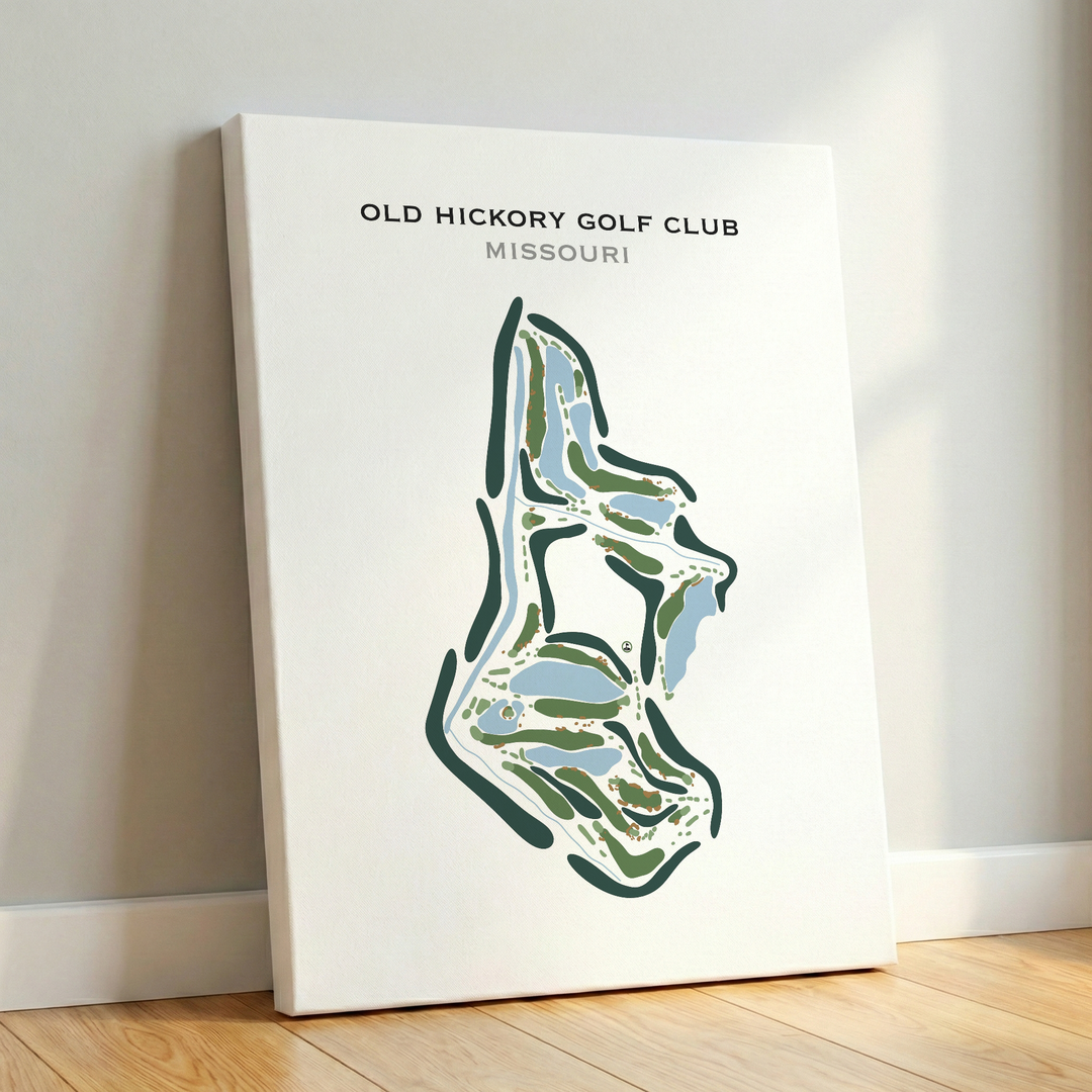 Old Hickory Golf Club, Missouri - Printed Golf Course