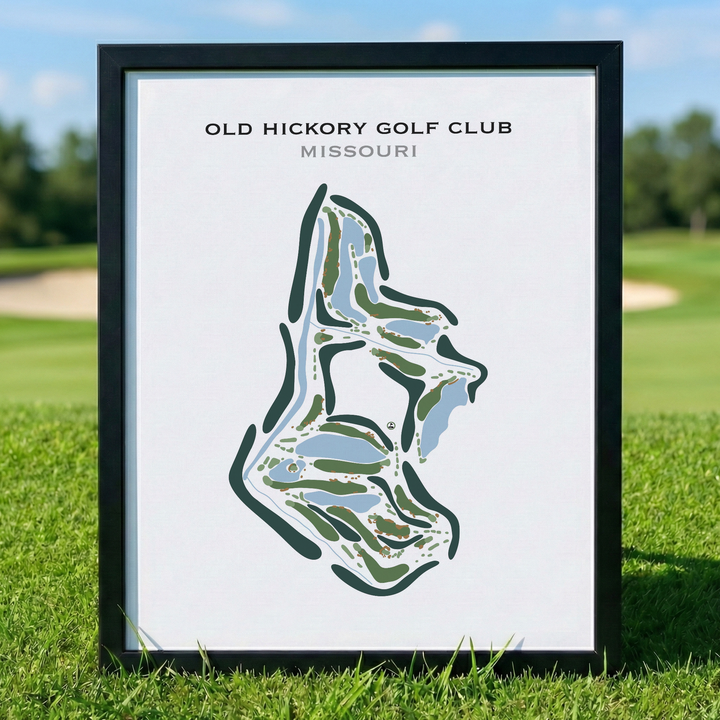 Old Hickory Golf Club, Missouri - Printed Golf Course