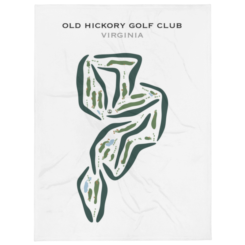 Old Hickory Golf Club, Virginia - Printed Golf Courses