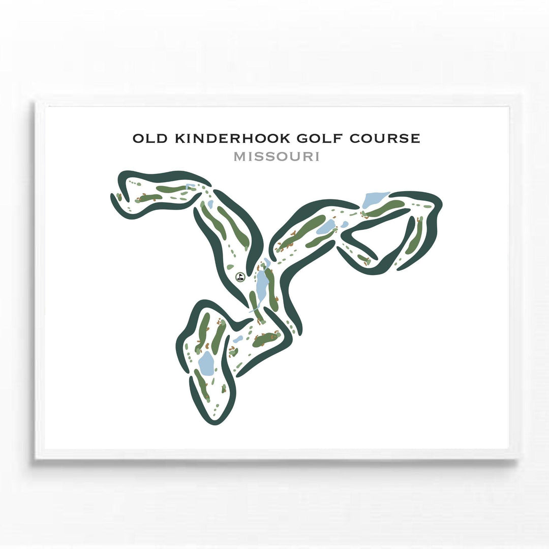 Old Kinderhook Golf Course, Missouri - Printed Golf Courses - Golf Course Prints