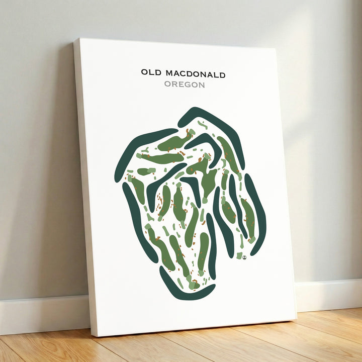 Old Macdonald, Oregon - Printed Golf Courses