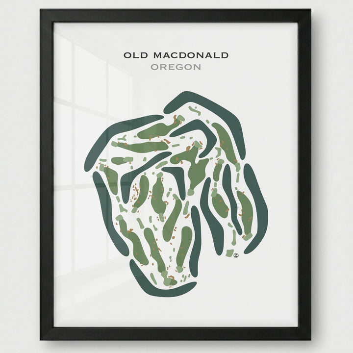 Old Macdonald, Oregon - Printed Golf Courses