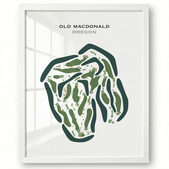 Old Macdonald, Oregon - Printed Golf Courses