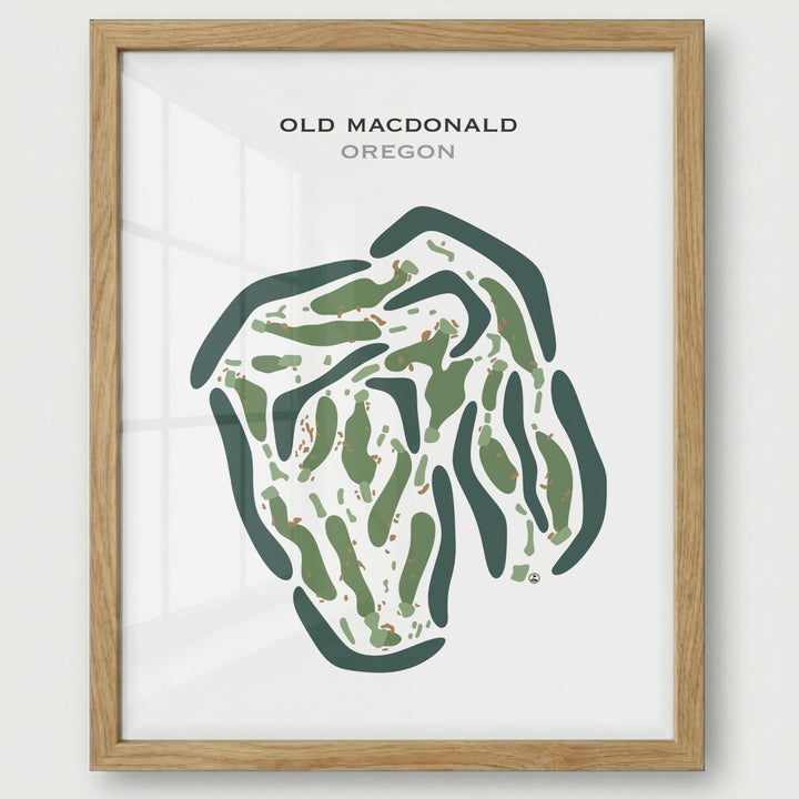 Old Macdonald, Oregon - Printed Golf Courses