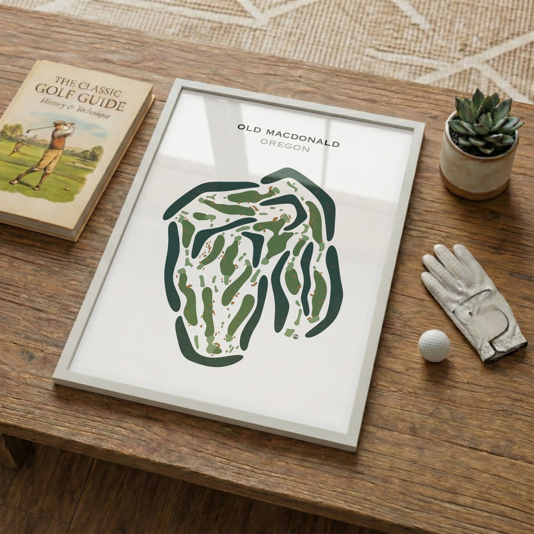 Old Macdonald, Oregon - Printed Golf Courses