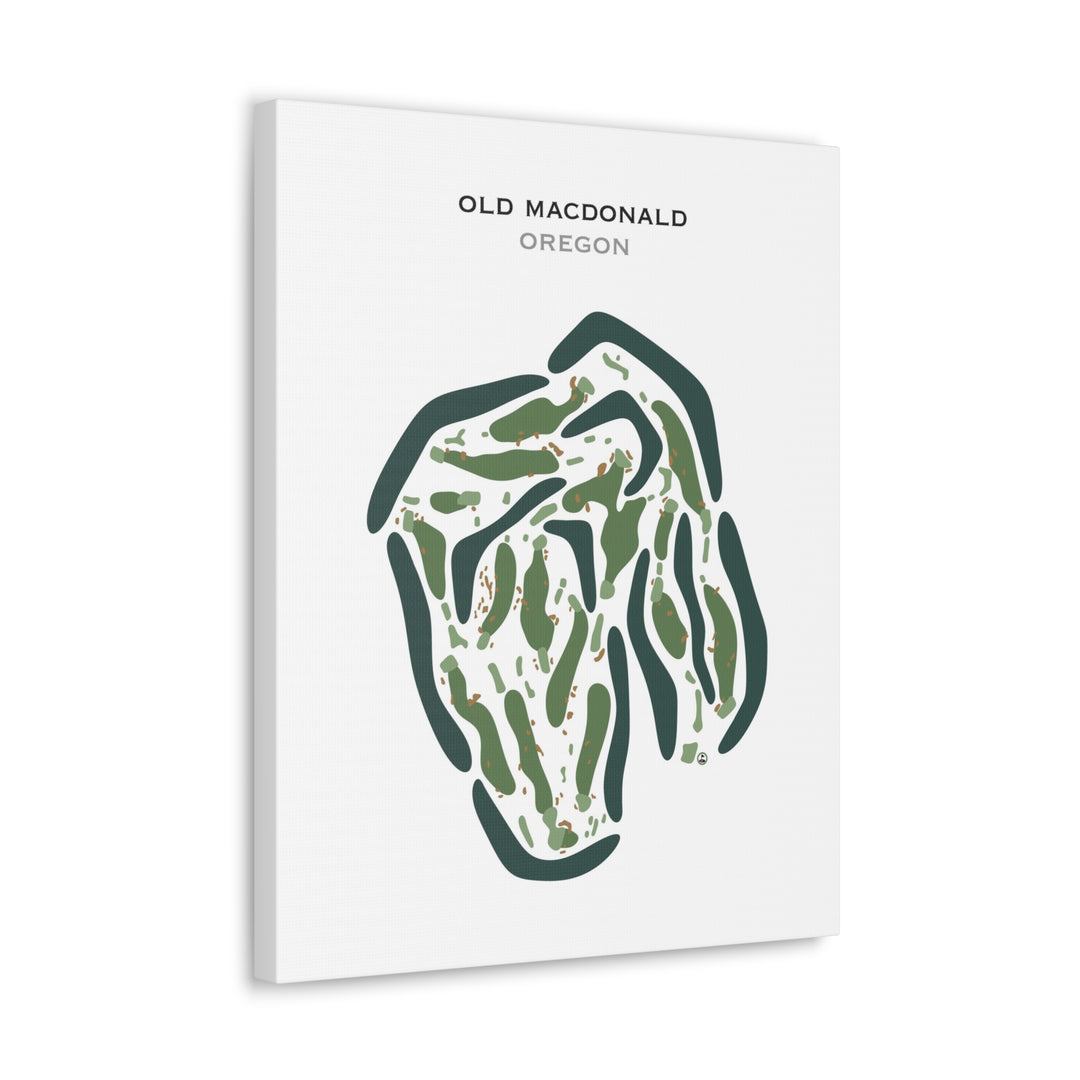 Old Macdonald, Oregon - Printed Golf Courses