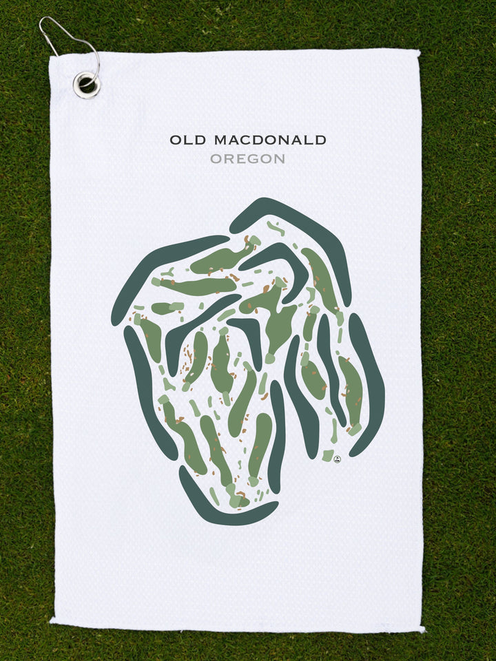 Old Macdonald, Oregon - Printed Golf Courses