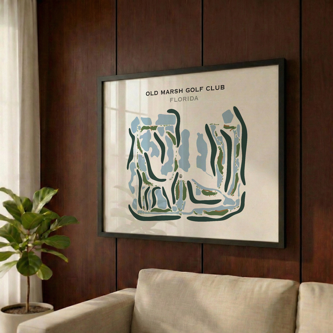 Old Marsh Golf Club, Florida - Printed Golf Course