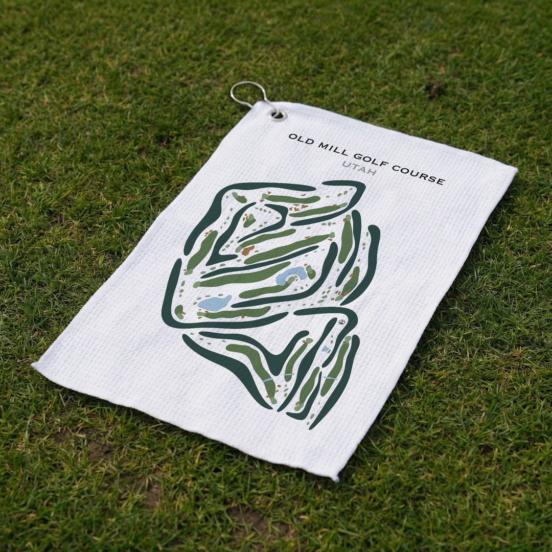 Old Mill Golf Course, Salt Lake City Utah - Printed Golf Courses