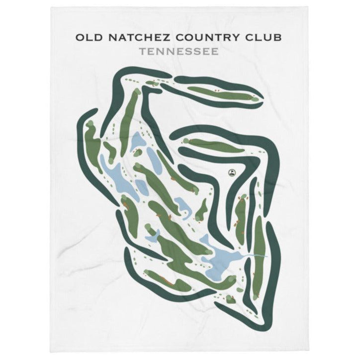 Old Natchez Country Club, Tennessee - Printed Golf Courses - Golf Course Prints