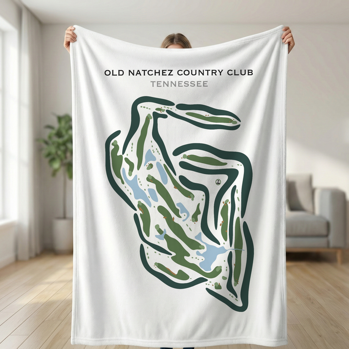 Old Natchez Country Club, Tennessee - Printed Golf Courses