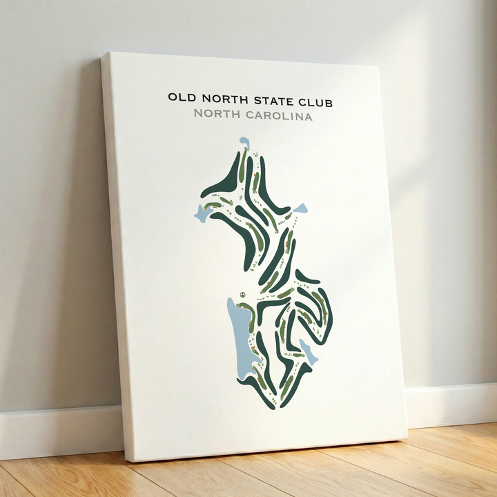 Old North State Club, North Carolina - Printed Golf Course