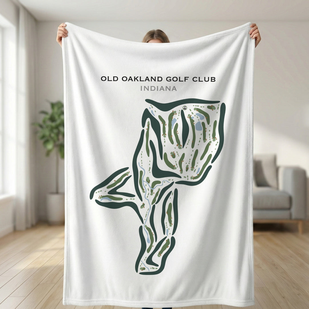 Old Oakland Golf Club, Indiana - Printed Golf Courses