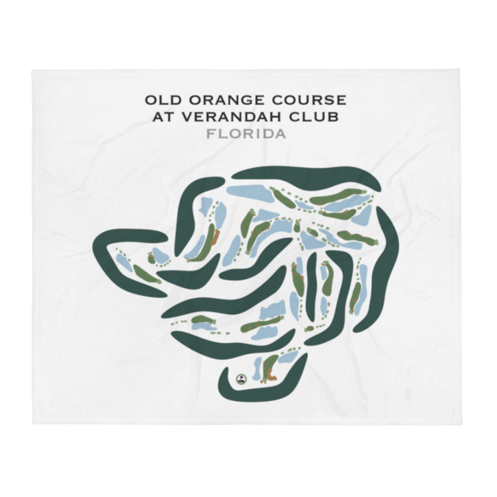 Old Orange Course at Verandah Club, Florida - Printed Golf Courses