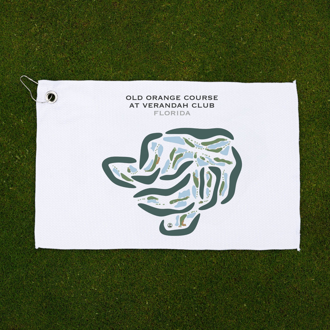 Old Orange Course at Verandah Club, Florida - Printed Golf Courses
